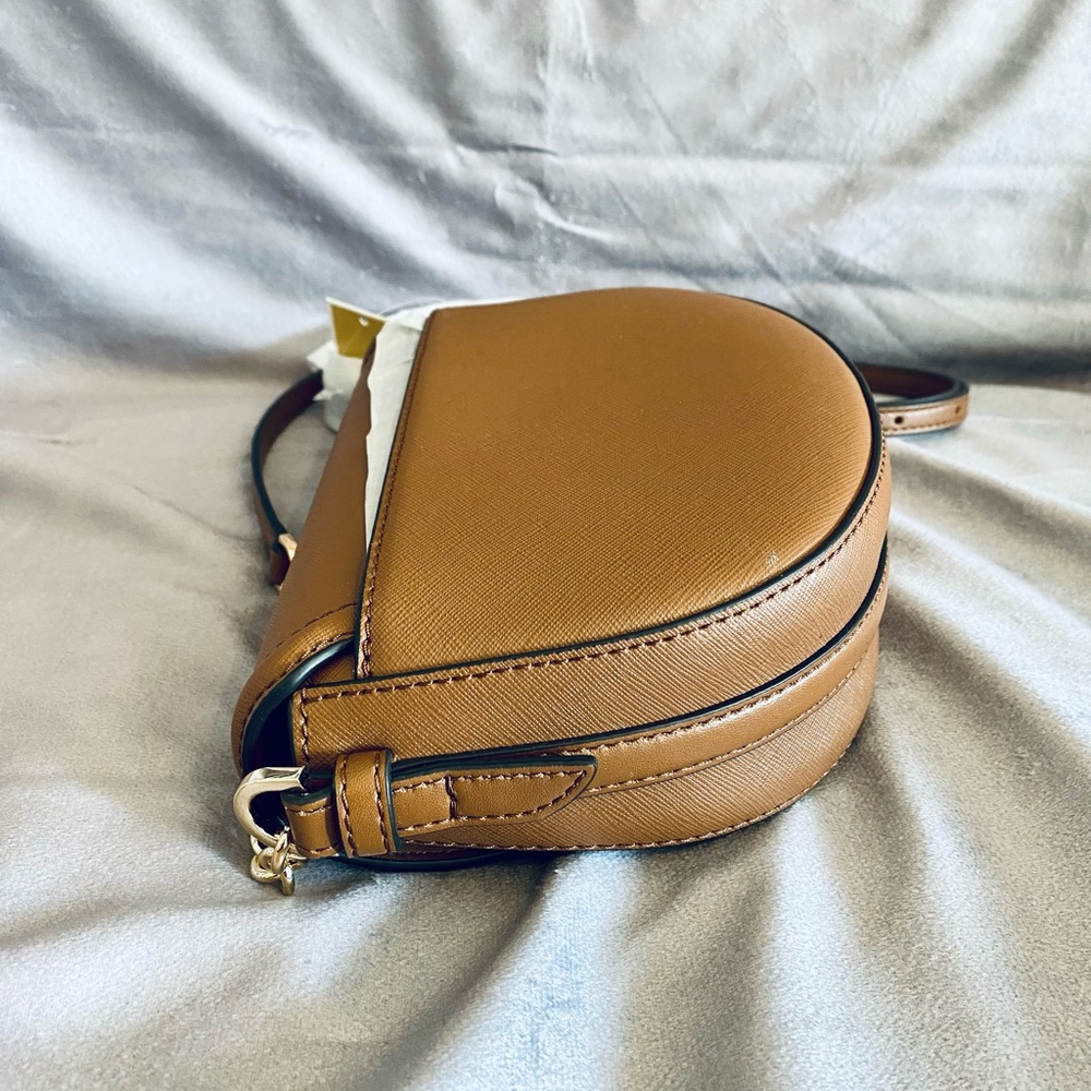 Michael Kors Tan Leather Chain Strap Crossbody Bag NWT - Picture 4 of 7